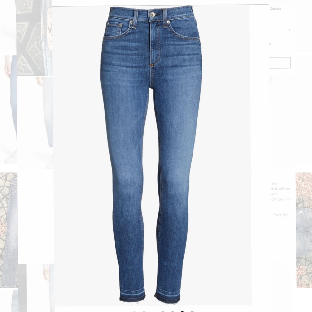 RAG & BONE High Waist Skinny Jeans size 24